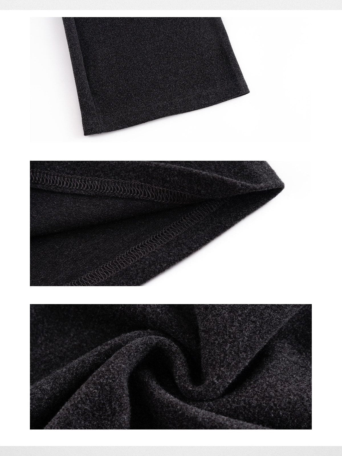 ARISEISM Micro Flare Drawstring Sweatpants in Gray - Detail