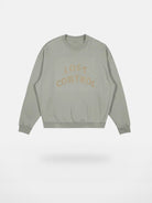 LOSTCTRL Chenille Logo Crewneck Sweatshirt in Mint