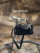 Songmont Soft Leather Pillow Camera Bag in Black - Lifestyle
