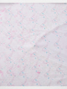 THELIGHT OFFICIAL Textured V Neck Bow T Shirt in White - Detail