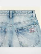 FaxCopyExpress Washed Cotton Gardener Jeans in Blue - Detail
