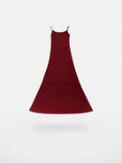 THELIGHT OFFICIAL Spaghetti Strap Cotton Maxi Dress in Black