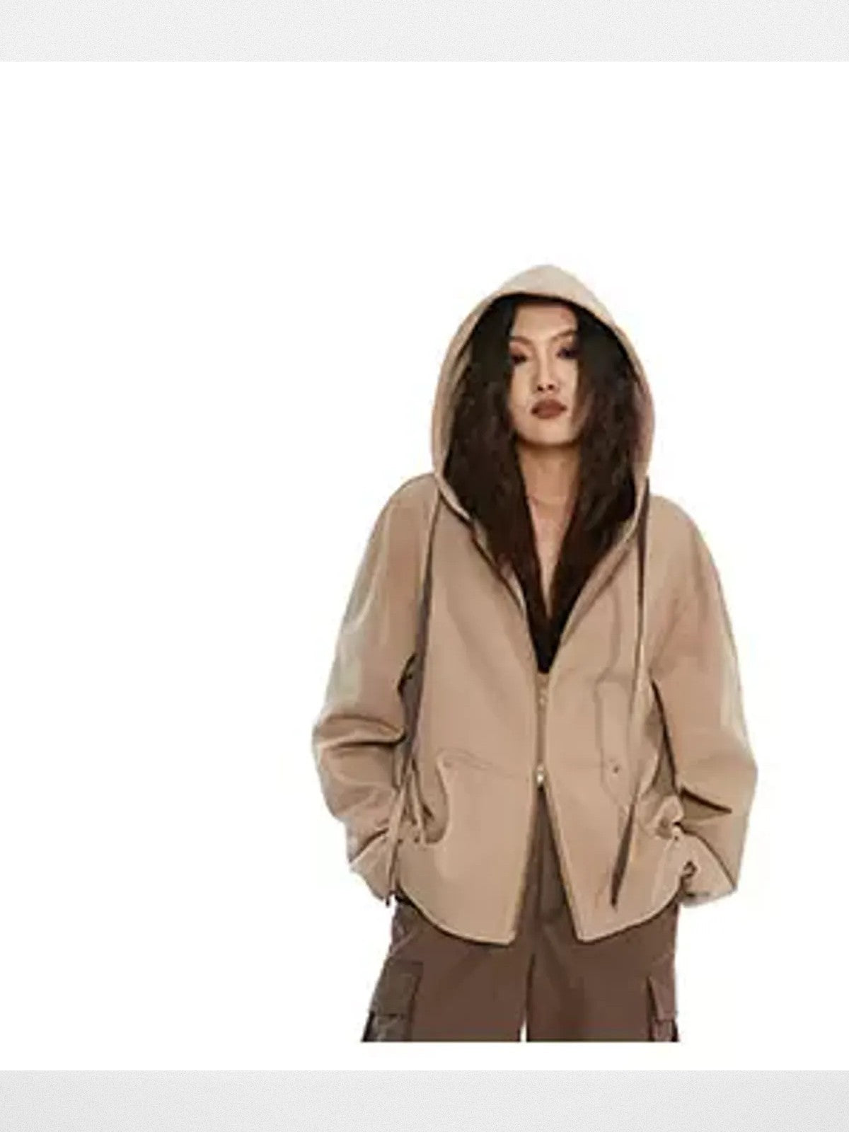 THELIGHT OFFICIAL Oil Print Mesh Maxi Cardigan in Brown