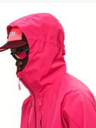 FPA Technical Hooded Hiking Jacket in Hot Pink - On Model