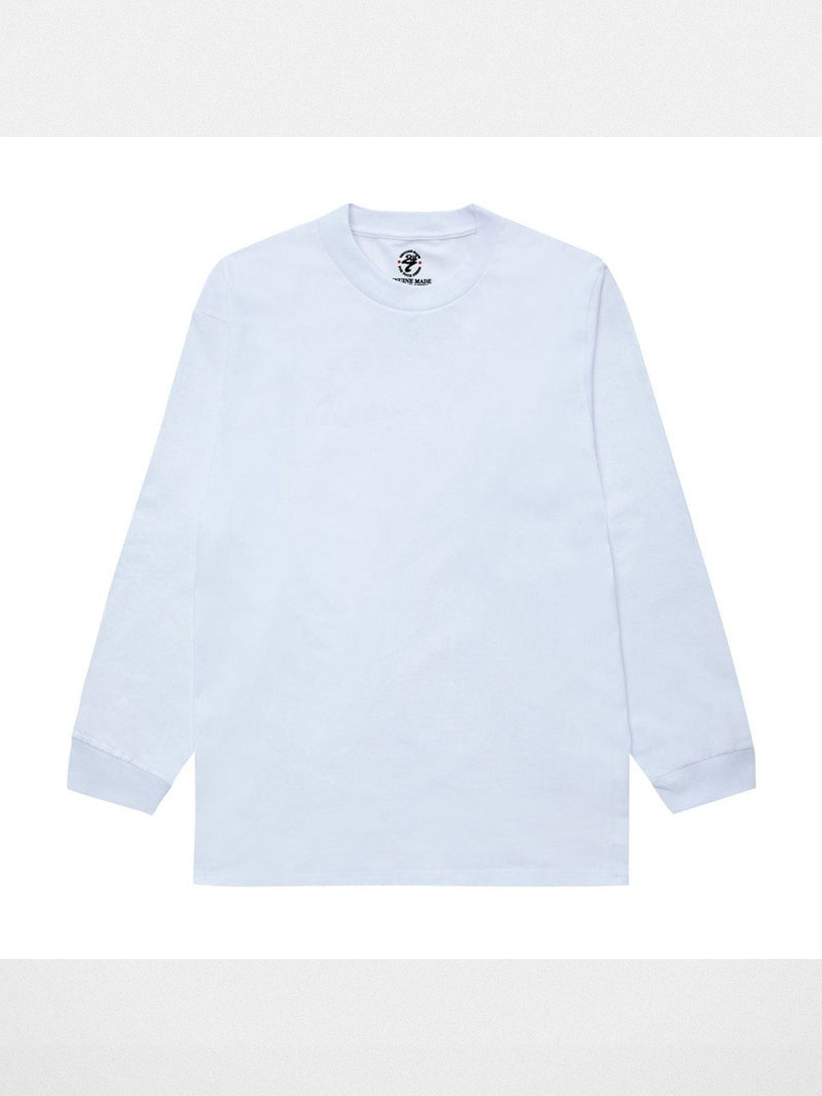 SWFI 260g Cotton Long Sleeve T Shirt in White