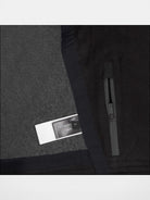 FaxCopyExpress Detachable Pad Cropped Fleece Jacket in Black - Detail