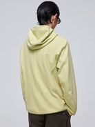 Simple Project Wooden Bead Zip Up Hoodie in Mint - On Male Model