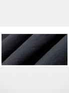 RandomPiece Distressed Cotton Stand Collar Jacket in Navy Blue - Detail