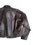UNKNOWNWORLD Vegetable Tanned Horsehide Ranger Jacket in Brown