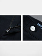 Roolrren homme Detachable 2 in 1 Cargo Pants in Black - Detail