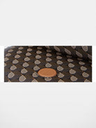 DISSONA Monogram Crossbody Saddle Bag in Brown - Detail