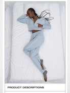 RARELY ALIKE Comfort Club Graphic Zip Up Hoodie in Sky Blue - Lifestyle