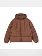 FPA Structural Hooded Down Puffer in Brown
