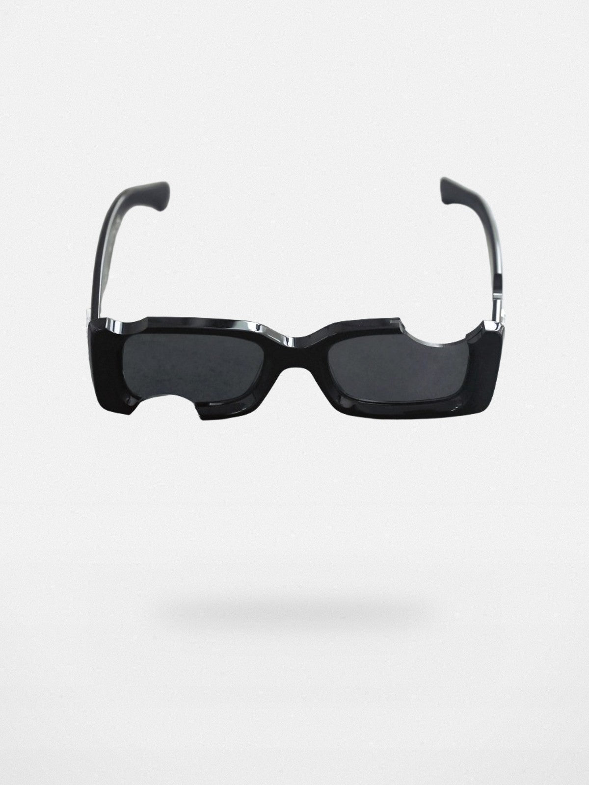 FUTURE UPDATE Cut Out Acetate Sunglasses in Black