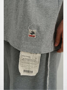 MasonPrince Distressed Spray Paint Logo T Shirt in Gray - Detail