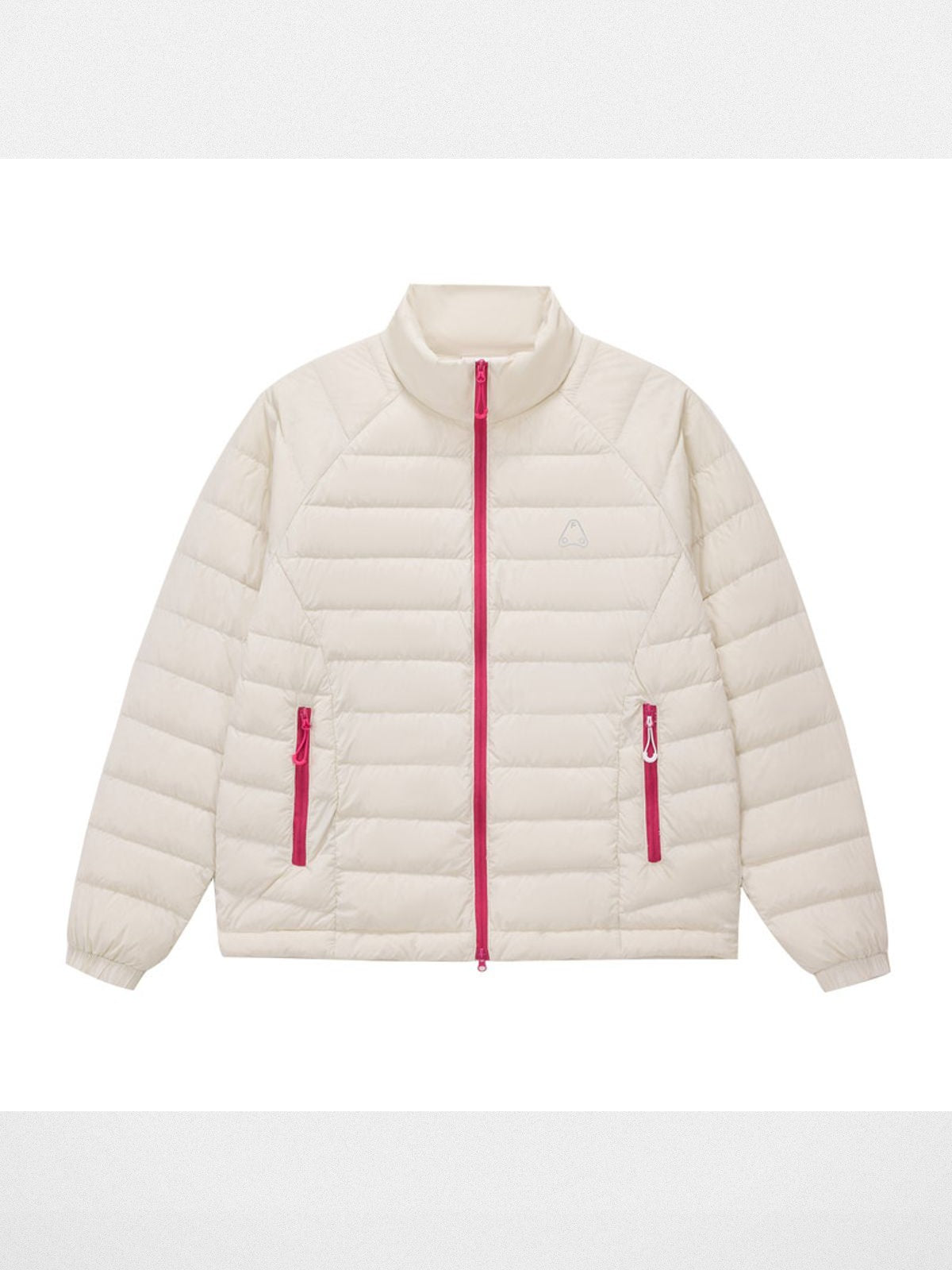 FPA Contrast Zip Down Puffer in White