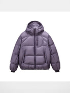 FPA Semi Sheer 800FP Hooded Puffer in Purple