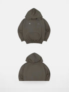 SOD Heavy Washed Distressed Hoodie in Green