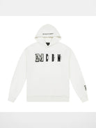 MEDM Leopard Patch Logo Hoodie in White