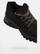 Retro 21 Calf Suede Vibram Hiking Boots in Brown - Detail