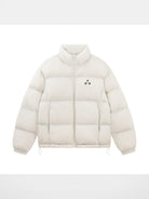 FPA Logo Print Down Puffer Jacket in White