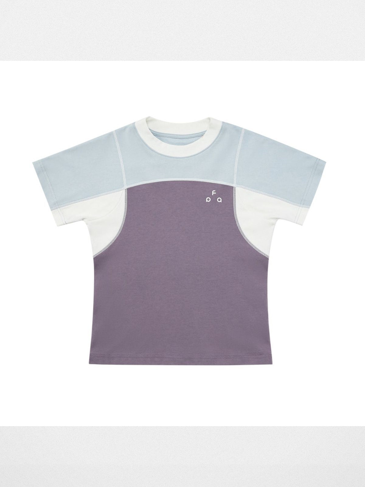 FPA Color Block Raglan T Shirt in Lavender