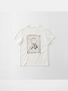 RandomPiece Key Print Cotton T Shirt in White