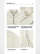 Simple Project Balloon Stand Collar 3M Puffer in White - Detail