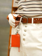 Retro 21 Distressed Wide Leg Jeans in White - On Model