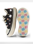 OLDORDER Chiikawa Platform Canvas Sneakers in Black