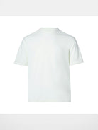 ROYA Cashmere Cotton Blend Knit T Shirt in White