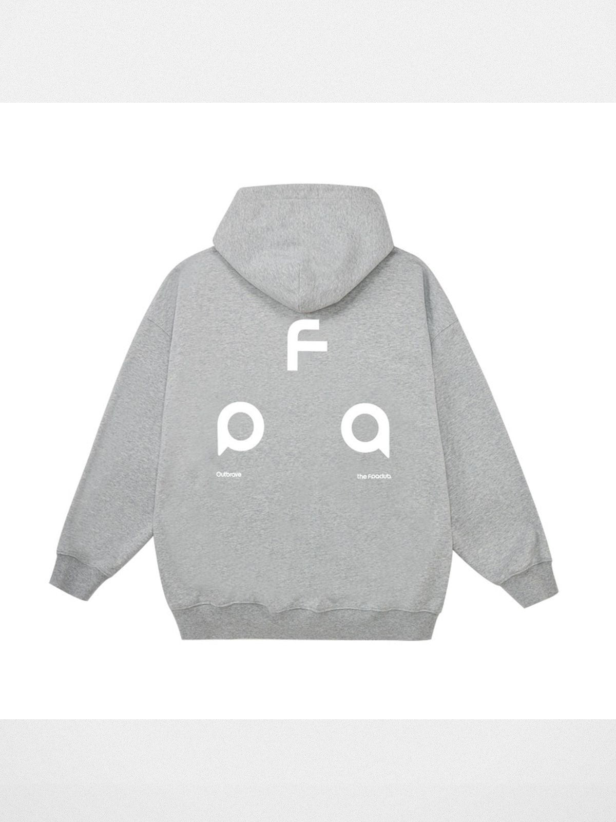 FPA Heavyweight Graphic Hoodie in Gray
