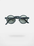 FUTURE UPDATE Deconstructed Round Frame Sunglasses in Gray