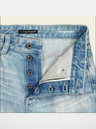 FaxCopyExpress Washed Cotton Gardener Jeans in Blue - Detail