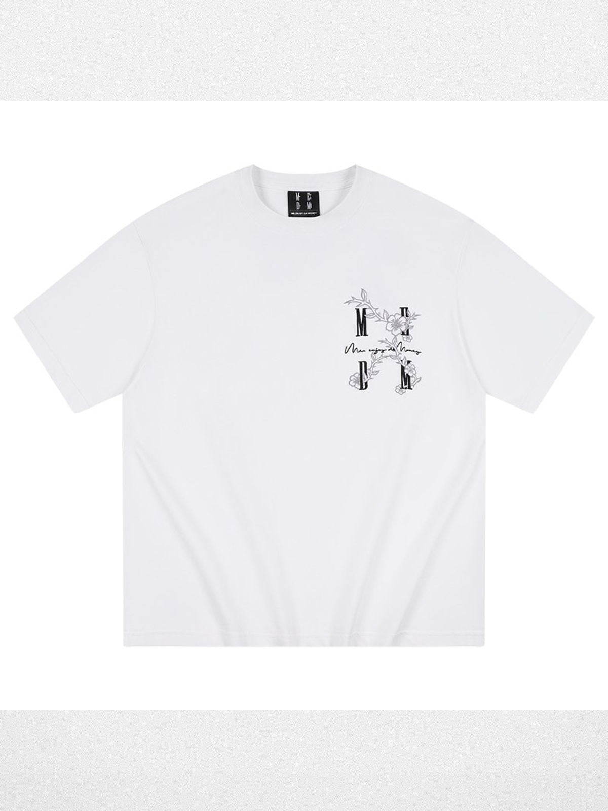 MEDM Sorona Cooling Floral T Shirt in White