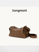 Songmont Soft Leather Pillow Camera Bag in Brown