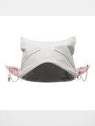 CFIERCE Chain Detail Elf Ear Hat in Gray