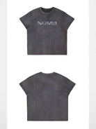SOD Distressed Washed NUMB T Shirt in Purple