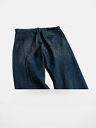Roolrren Homme Heavyweight Vintage Wash Jeans in Blue