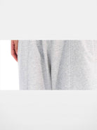 BLINDNOPLAN Curved Seam Wide Leg Sweatpants in Gray - Detail