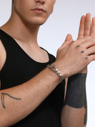 BLACKHEAD Two Tone Star Pearl Bracelet in Gold