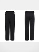 Roolrren Homme Heavyweight Wool Linen Trousers in Black