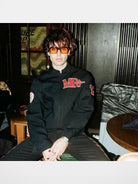 FUTURE UPDATE Retro Acetate Sunglasses in Brown - On Male Model