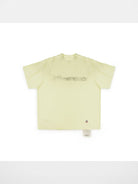 MasonPrince Distressed Spray Paint Logo T Shirt in Yellow