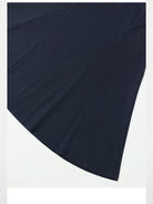 RandomPiece Cotton Modal Fishtail Midi Dress in Blue - Detail