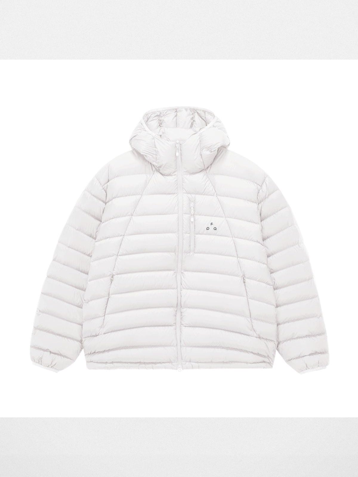 FPA Store Lightweight Hooded Down Puffer in White