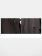 Simple Project Textured Plaid Harrington Jacket in Black - Detail