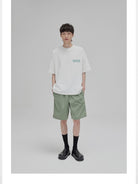 NANS Wilderness Parade Heavyweight T Shirt in White - On Model