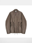 Simple Project Coated Cotton Hunting Jacket in Beige
