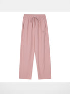 MEDM Cooling Wide Leg Track Pants in Pink